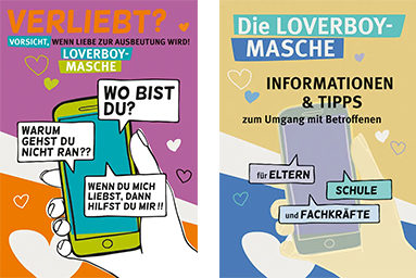 Flyer zum Thema Loverboys