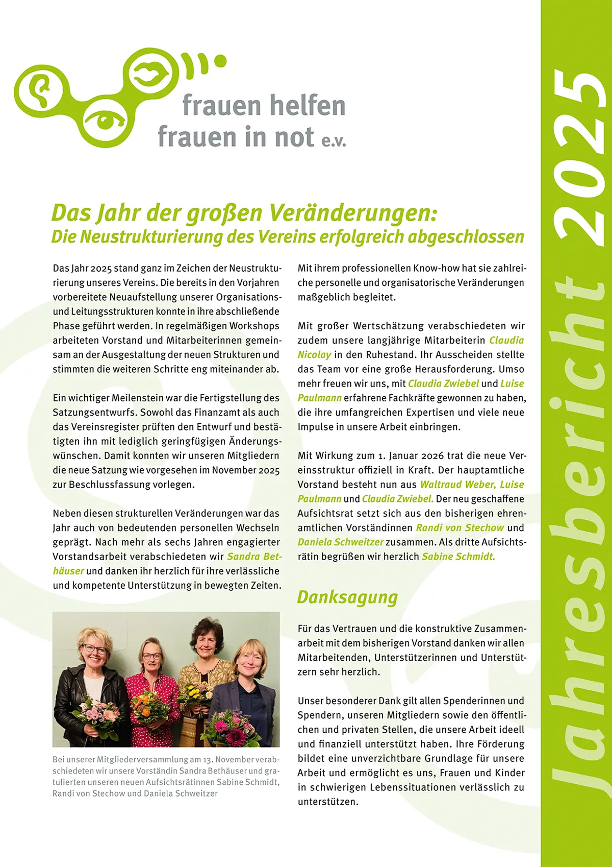 Jahresbericht 2025